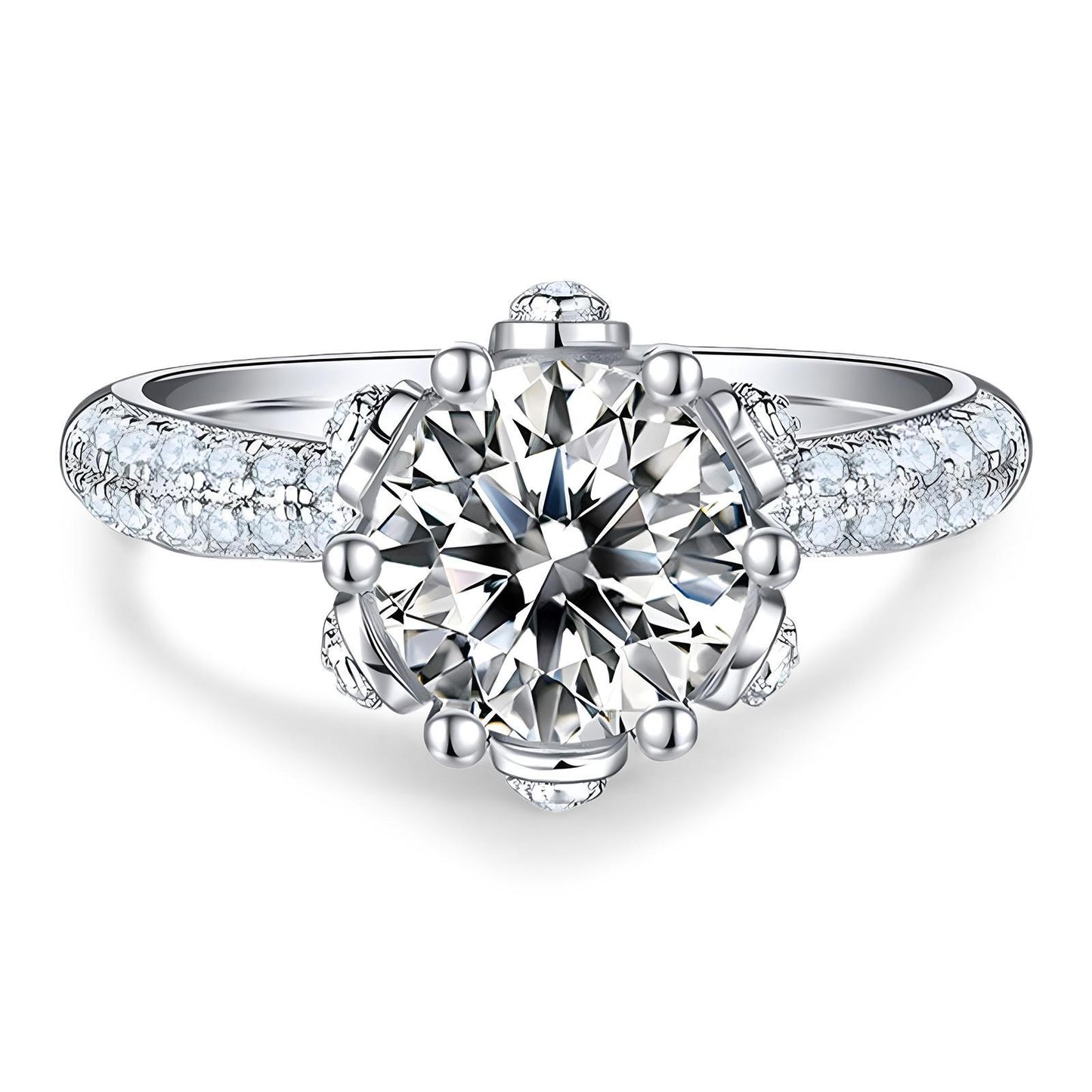 【#JZ150】(きんもくせい) S925モアサナイトのリング