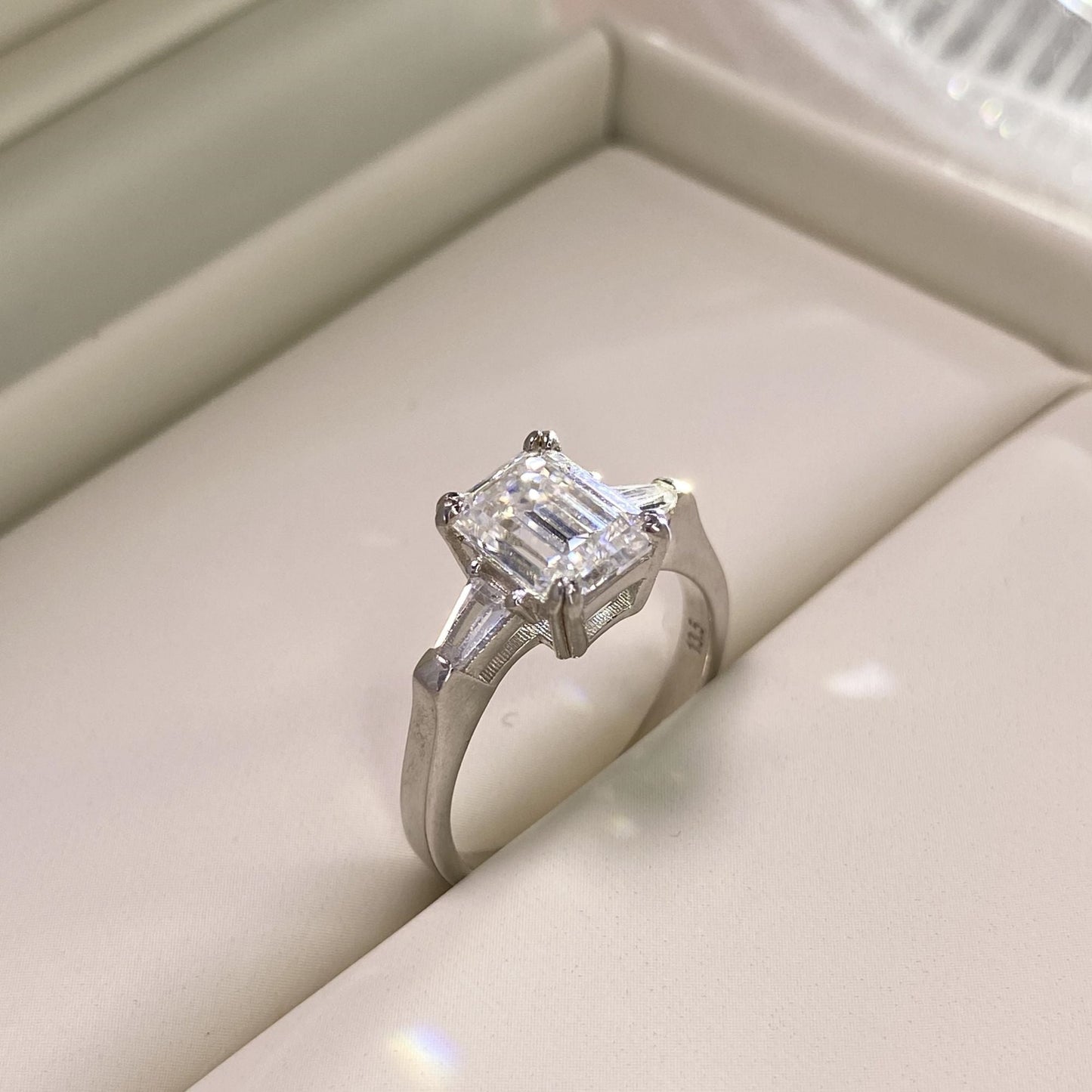 【#07】(ゆきしょう)S925モアサナイトのリング