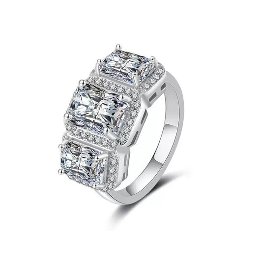 【#56】(しずかのうみ) S925モアサナイトのリング