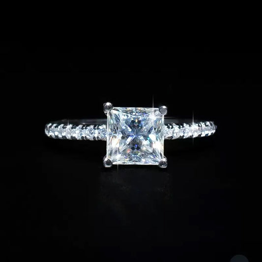 【#64】(たそがれのかがやき) S925モアサナイトのリング