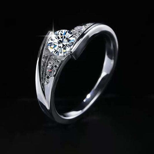 【#66】(あさつゆのたま) S925モアサナイトのリング