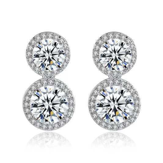 【#80】(つきしお りゅうこう)S925モアサナイトのイヤリング