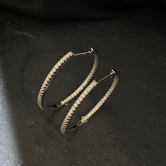 【#107】(るり せん)S925モアサナイトのイヤリング