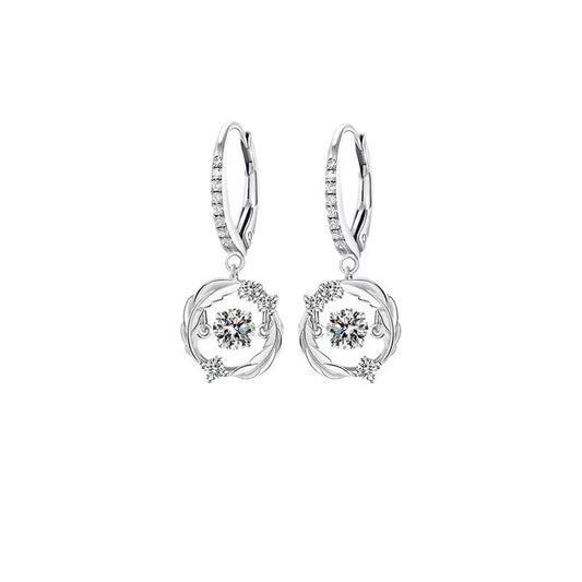 【#177】(ふわふわ)S925モアサナイトのイヤリング