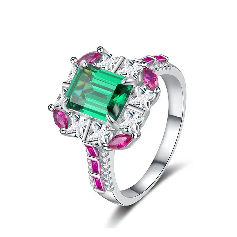 【#518】(Natalie) S925モアサナイトのリング