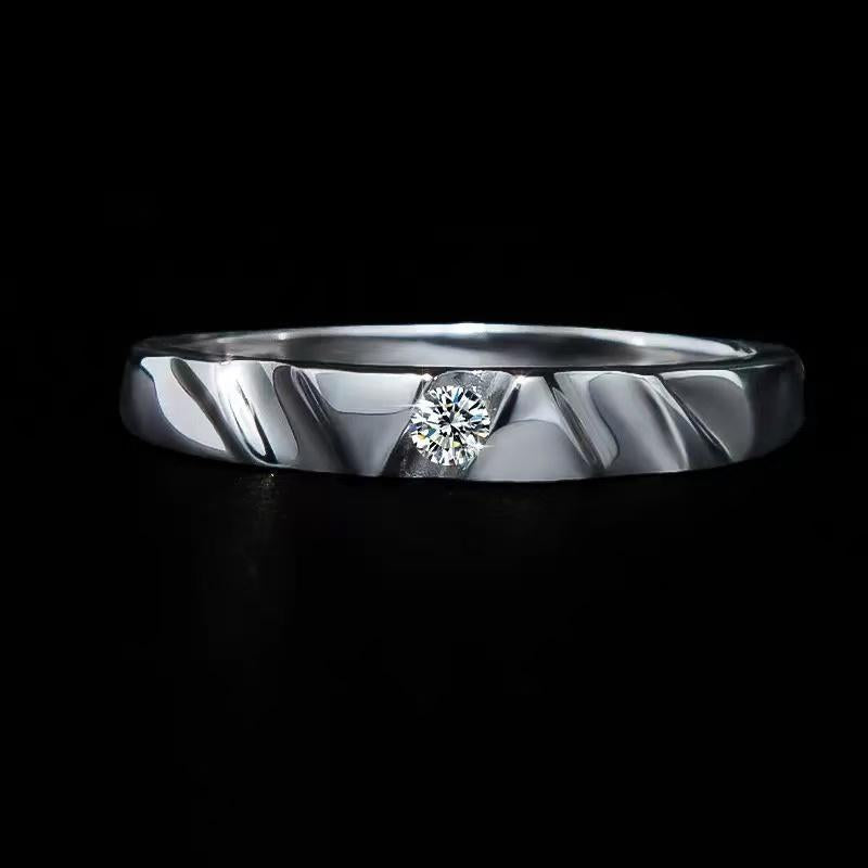 【#210】(ドロシー) 925スターリングシルバー 合成モアサナイトリング