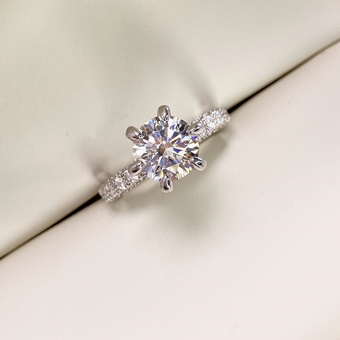 【#17】(ゆめじ)S925モアサナイトのリング