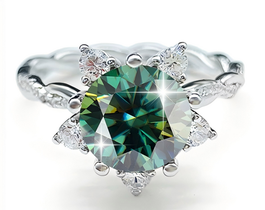 【#102】(おとめ せいざ) S925モアサナイトのリング