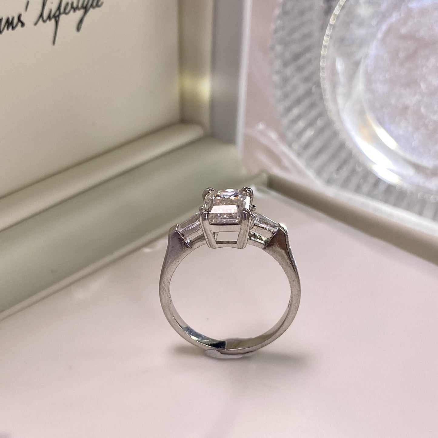 【#07】(ゆきしょう)S925モアサナイトのリング