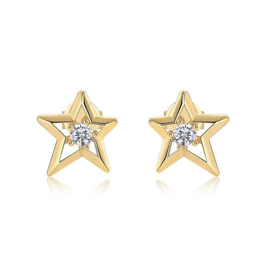 【#42】(ほしくず)S925モアサナイトのイヤリング