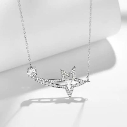 【#496】(Marsha) S925モアサナイトのネックレス