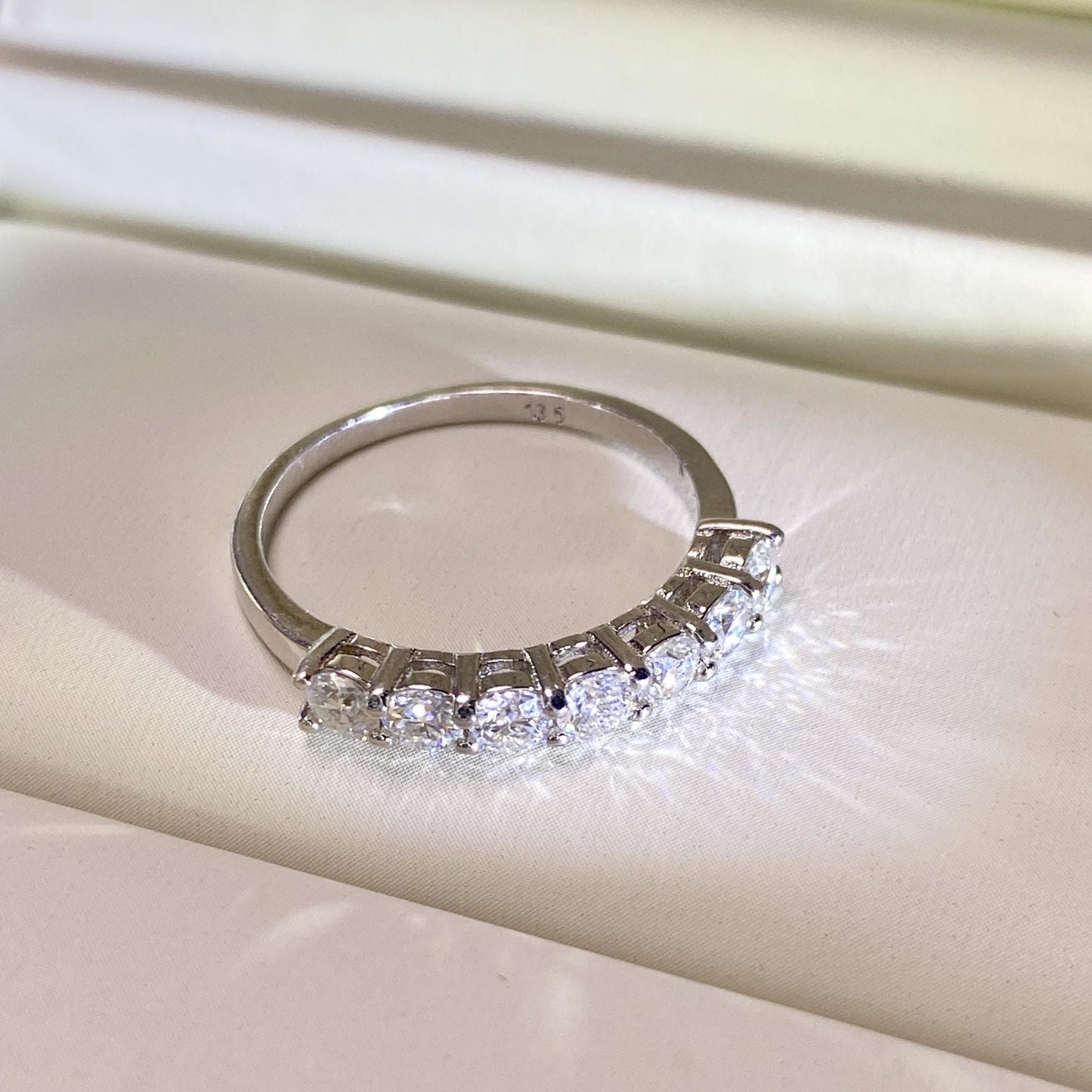 【#02】(るり)S925モアサナイトのリング