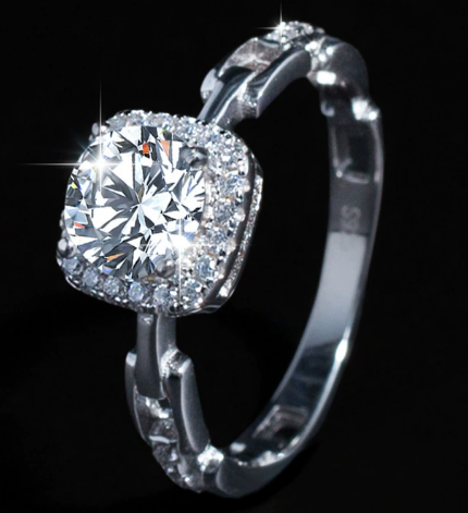 【#94】(ゆうぜん りゅうこう) S925モアサナイトのリング