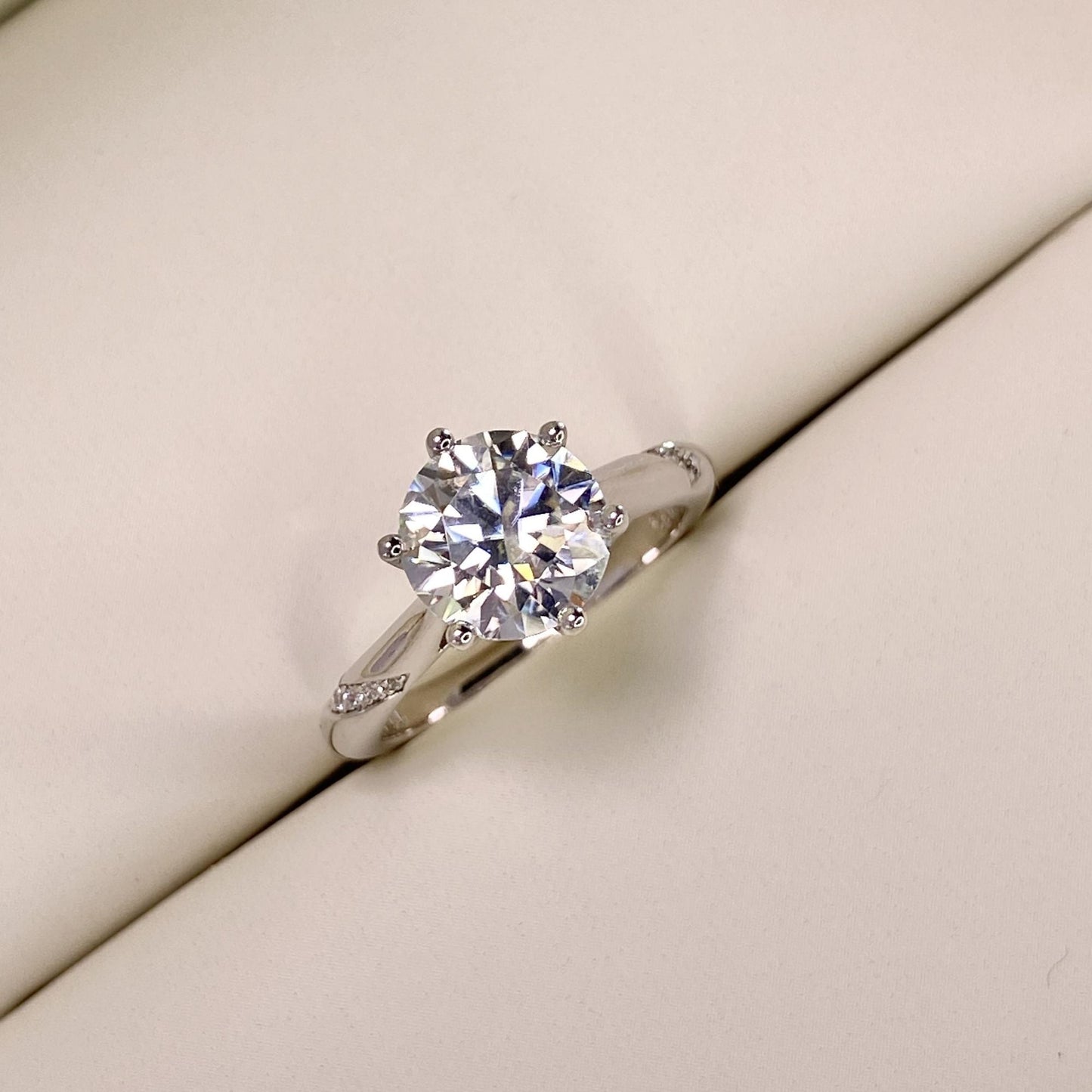 【#11】(ふうりん)S925モアサナイトのリング