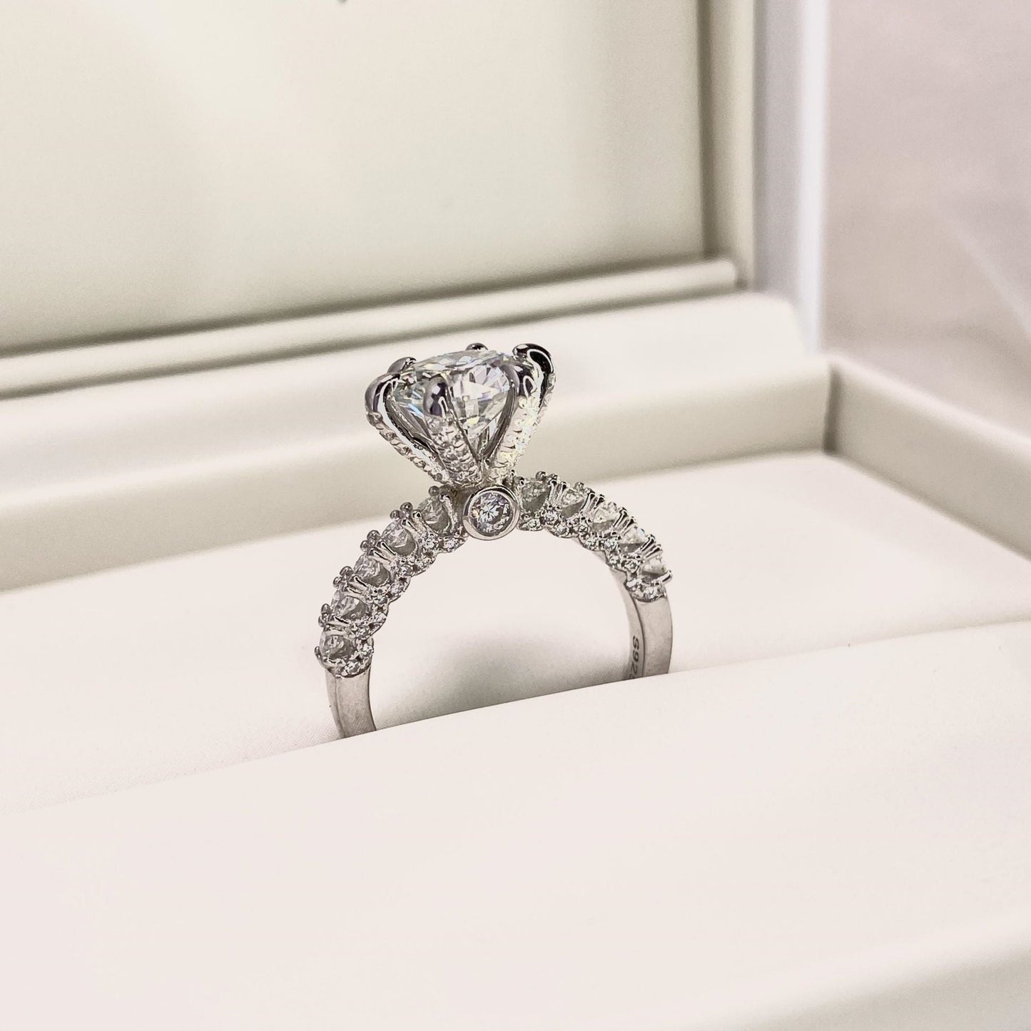 【#17】(ゆめじ)S925モアサナイトのリング