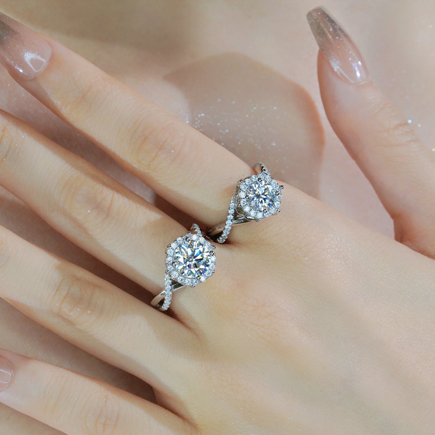 【#06】(こいうた) S925モアサナイトのリング