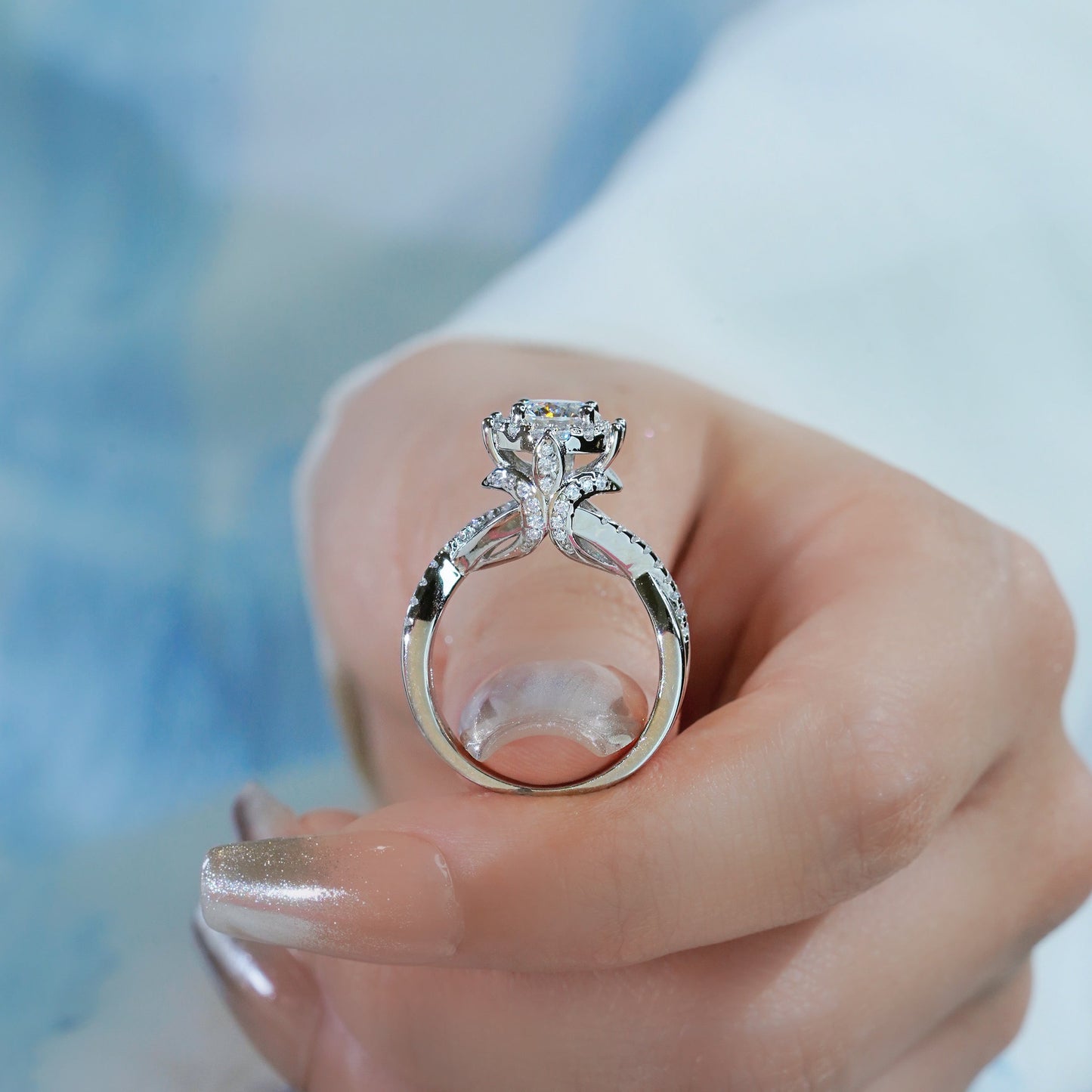 【#06】(こいうた) S925モアサナイトのリング