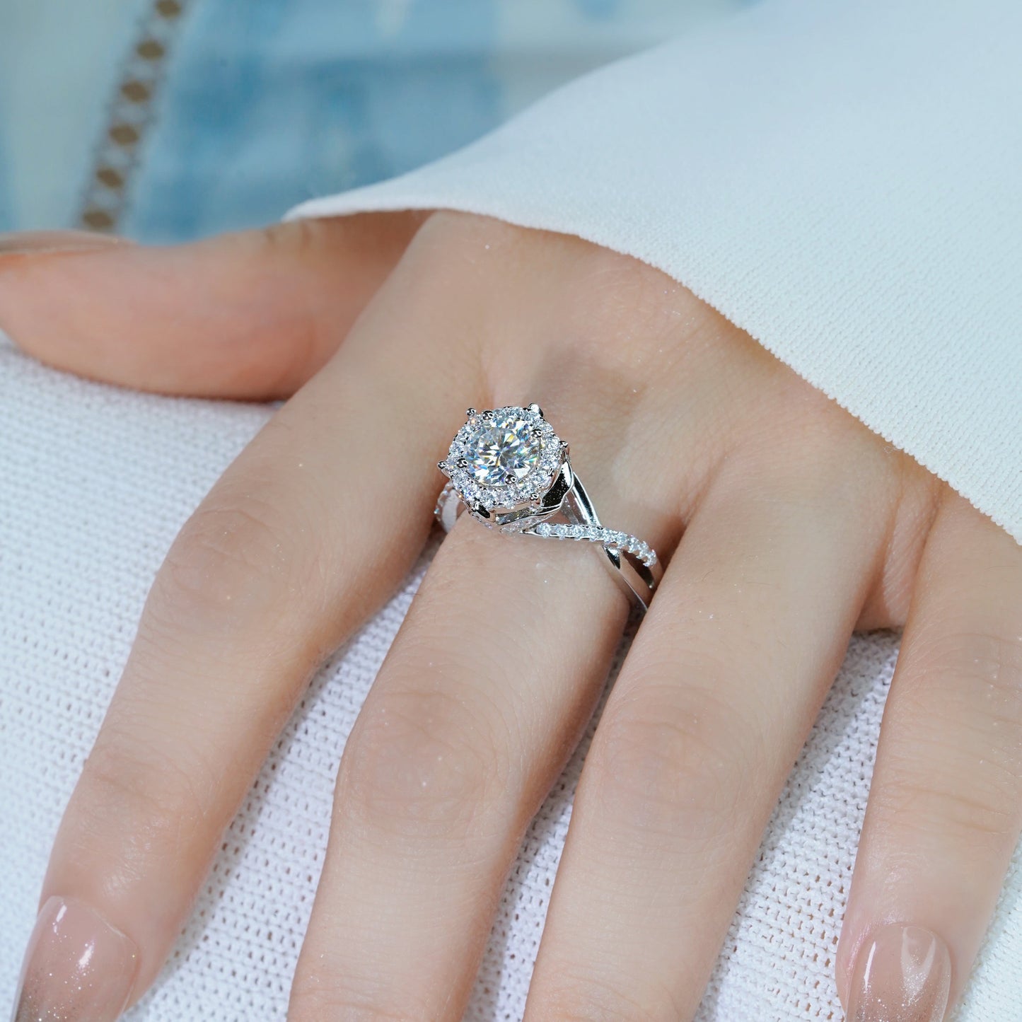 【#06】(こいうた) S925モアサナイトのリング