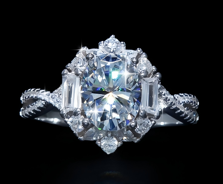 【#63】(しんじゅのゆめ) S925モアサナイトのリング