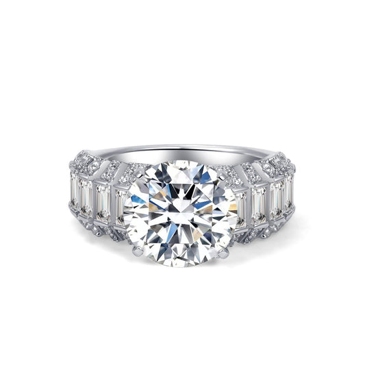 【#08】(こはく)S925モアサナイトのリング