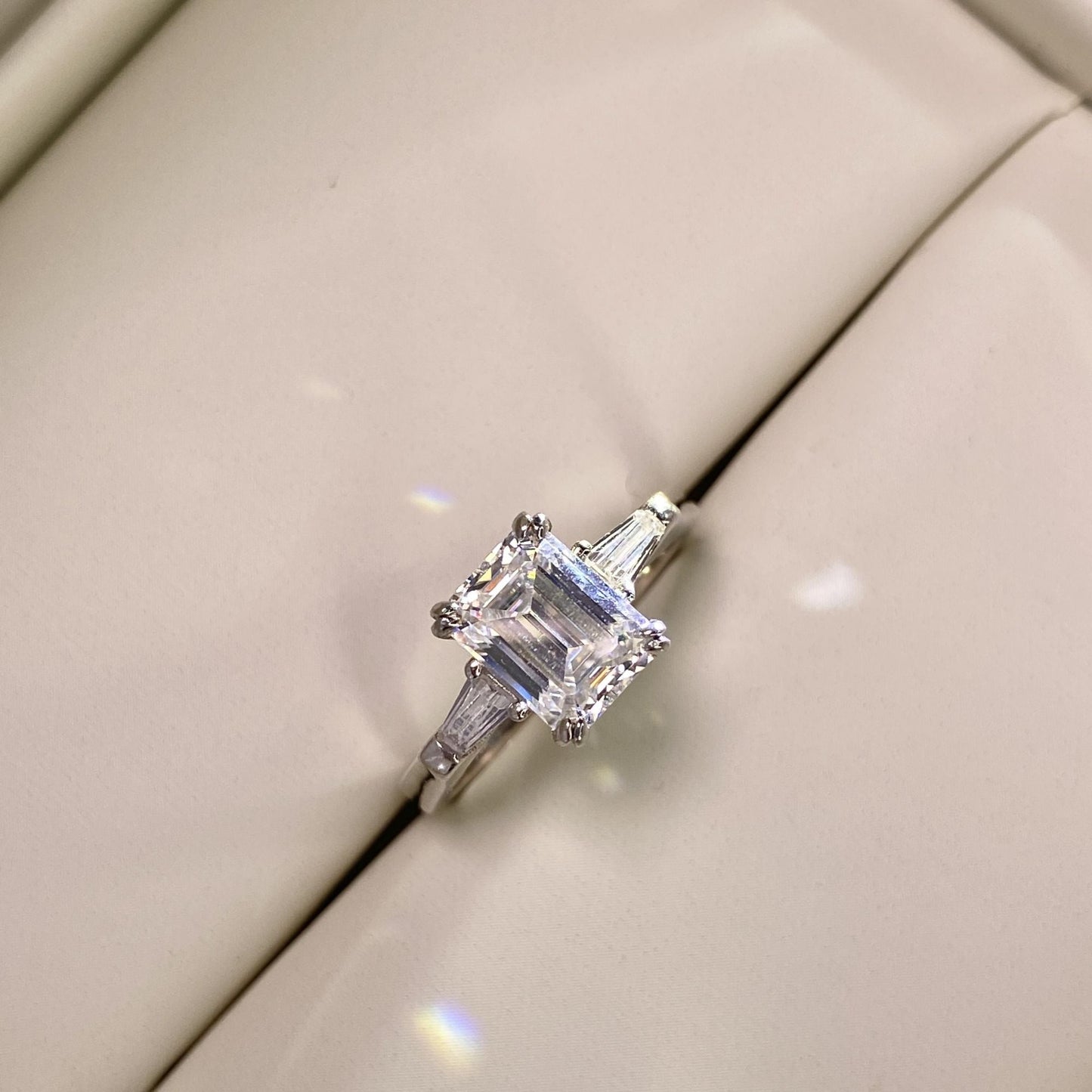 【#07】(ゆきしょう)S925モアサナイトのリング