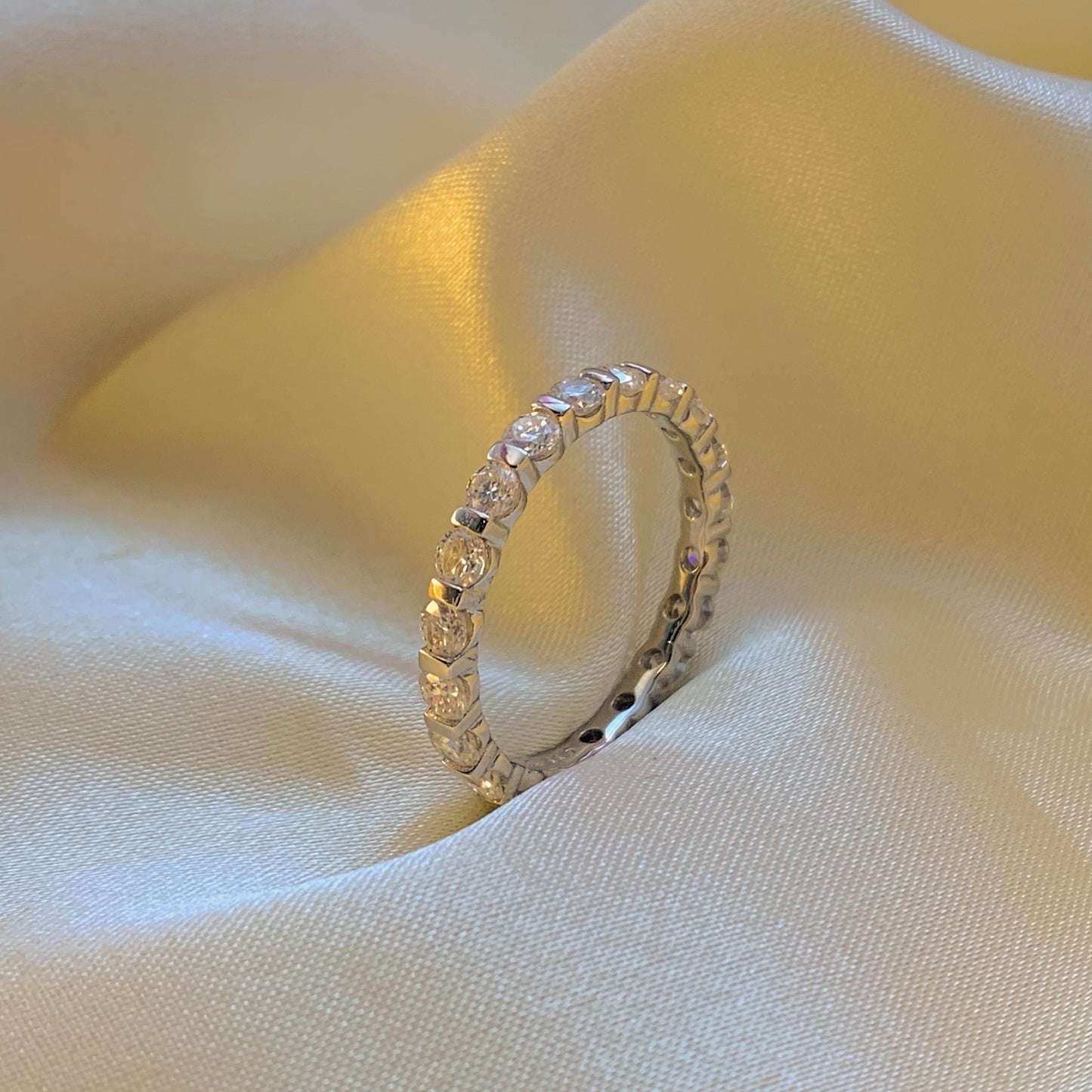 【#16】(みずかがみi) S925モアサナイトのリング