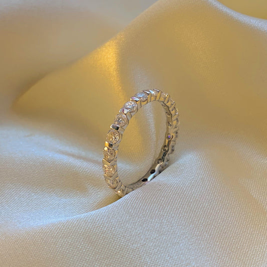 【#16】(みずかがみi) S925モアサナイトのリング