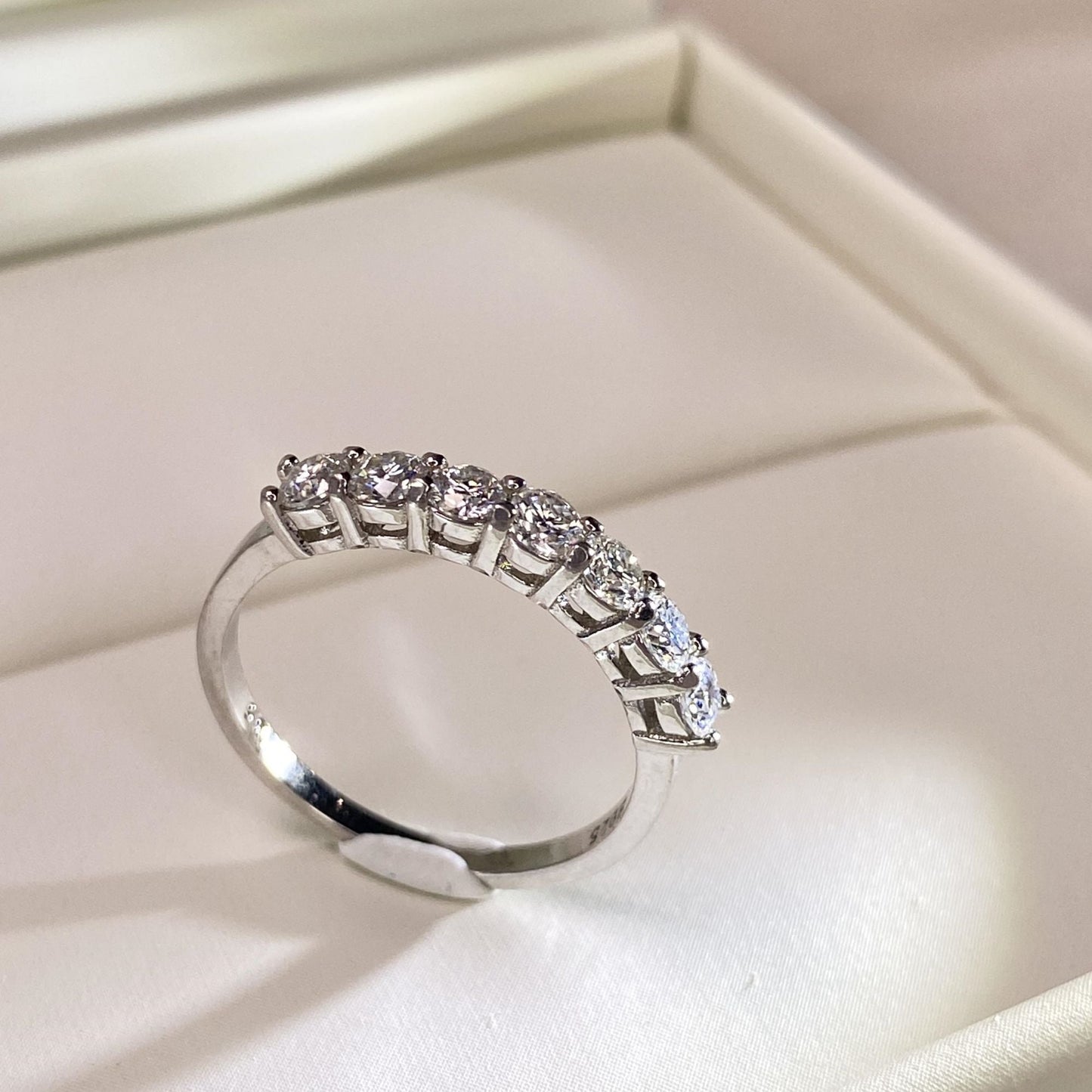 【#02】(るり)S925モアサナイトのリング