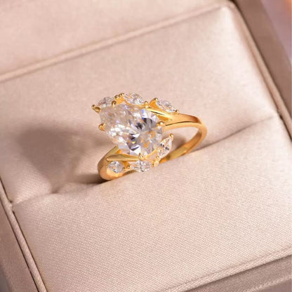 【#530】(Opal) S925モアサナイトのリング