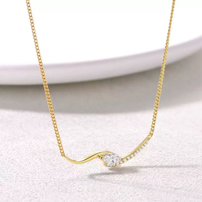 【#523】(Oliver) S925モアサナイトのネックレス