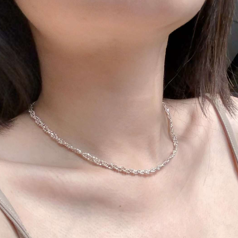 Minimalist Silver Necklace