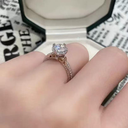 【#A 382】（トニーノ）925スターリングシルバー合成モアッサナイトリング