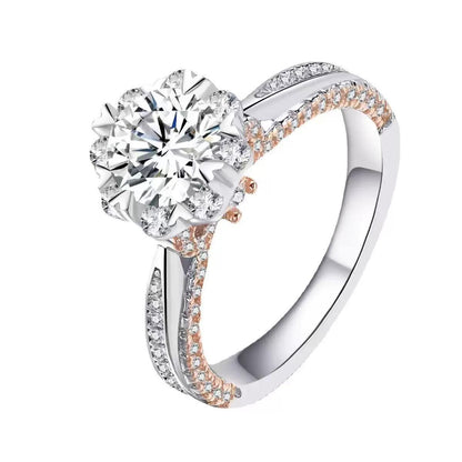 【#A 382】（トニーノ）925スターリングシルバー合成モアッサナイトリング