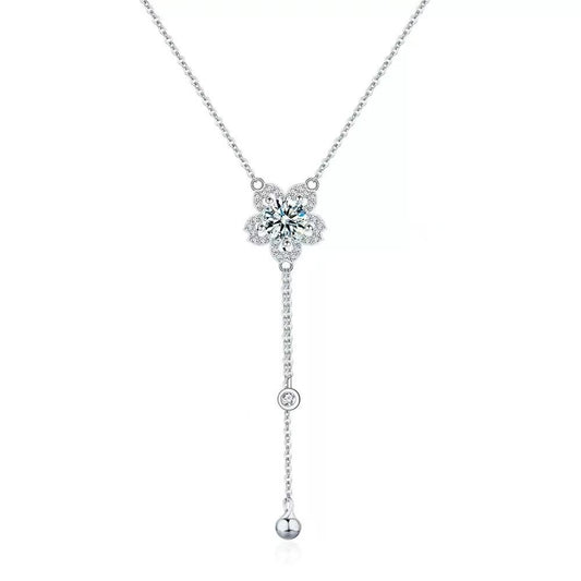 【#492】(Martha) S925モアサナイトのネックレス