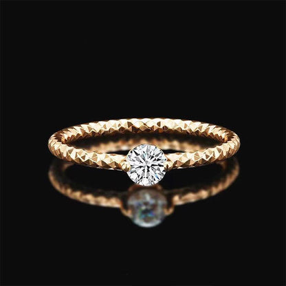 【#A269】(グレイスン) 925スターリングシルバー 合成モアサナイトリング