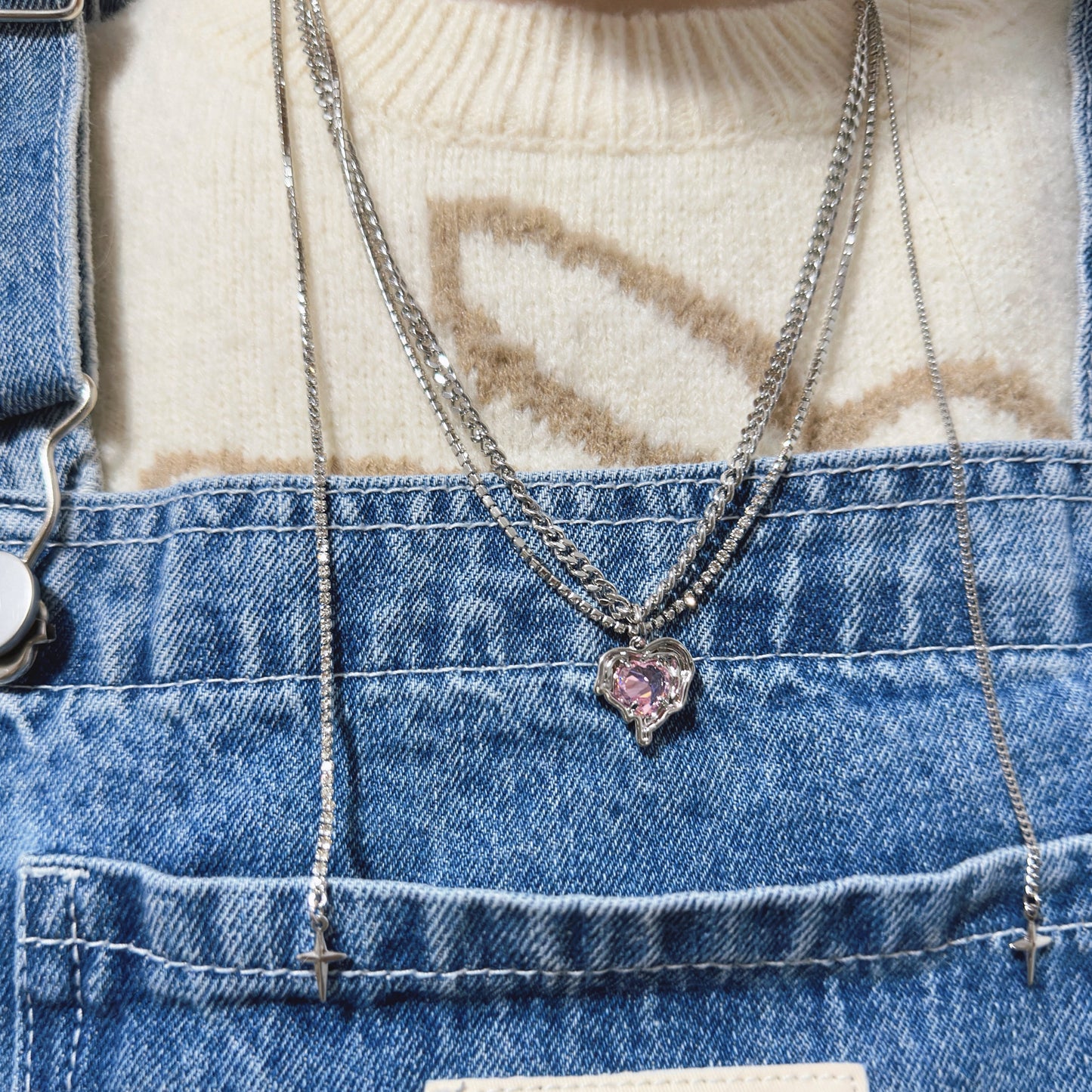 Heart Gems Necklace